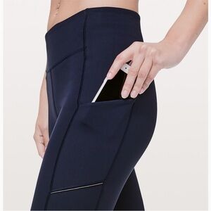 Lululemon navy blue full length legging